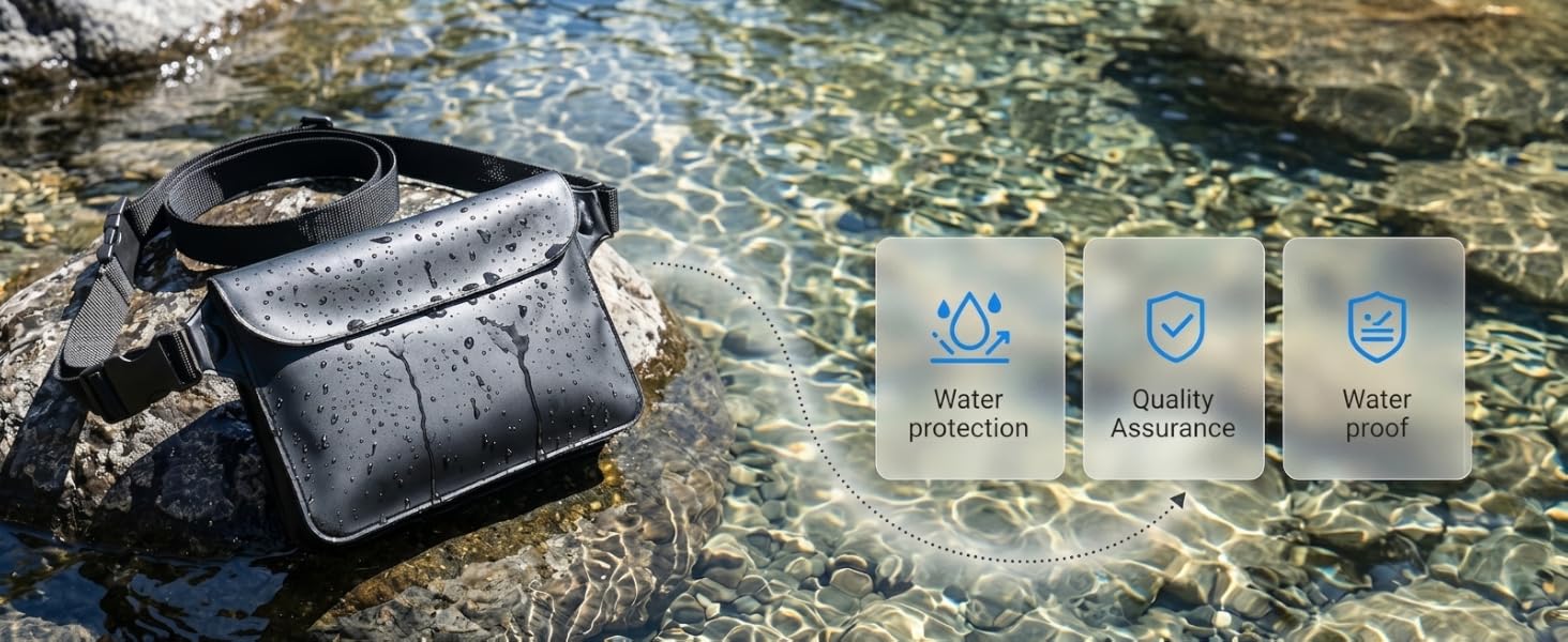 Waterproof Bag Packs for Women, Cruise Vacation Essentials Waterproof Pouch for Phone Passport