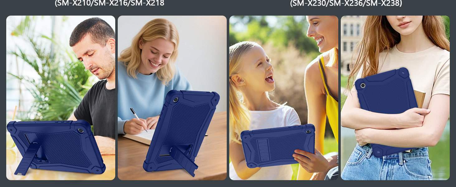 Shockproof Case for Samsung galaxy tab a11 plus and a9 plus 11 inch with kickstand