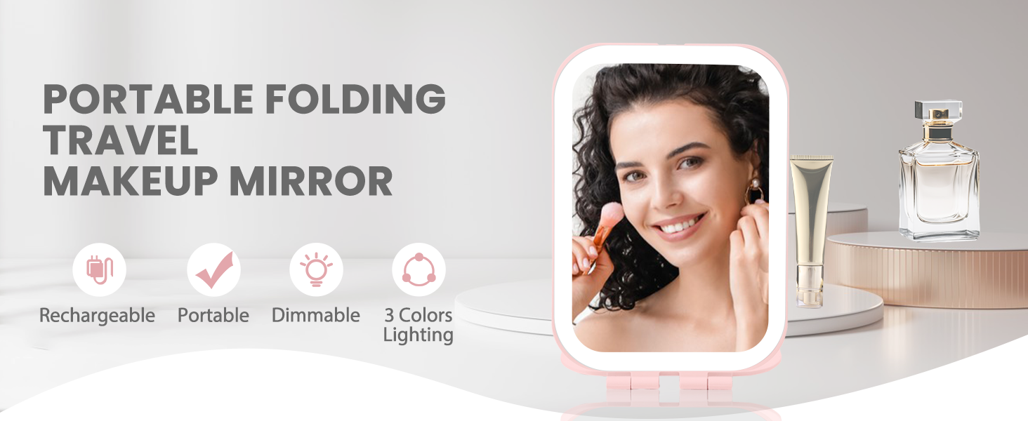 portable makeup mirror