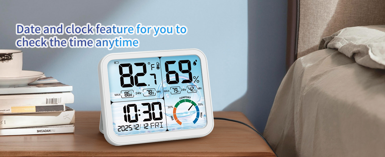 Date and clock function