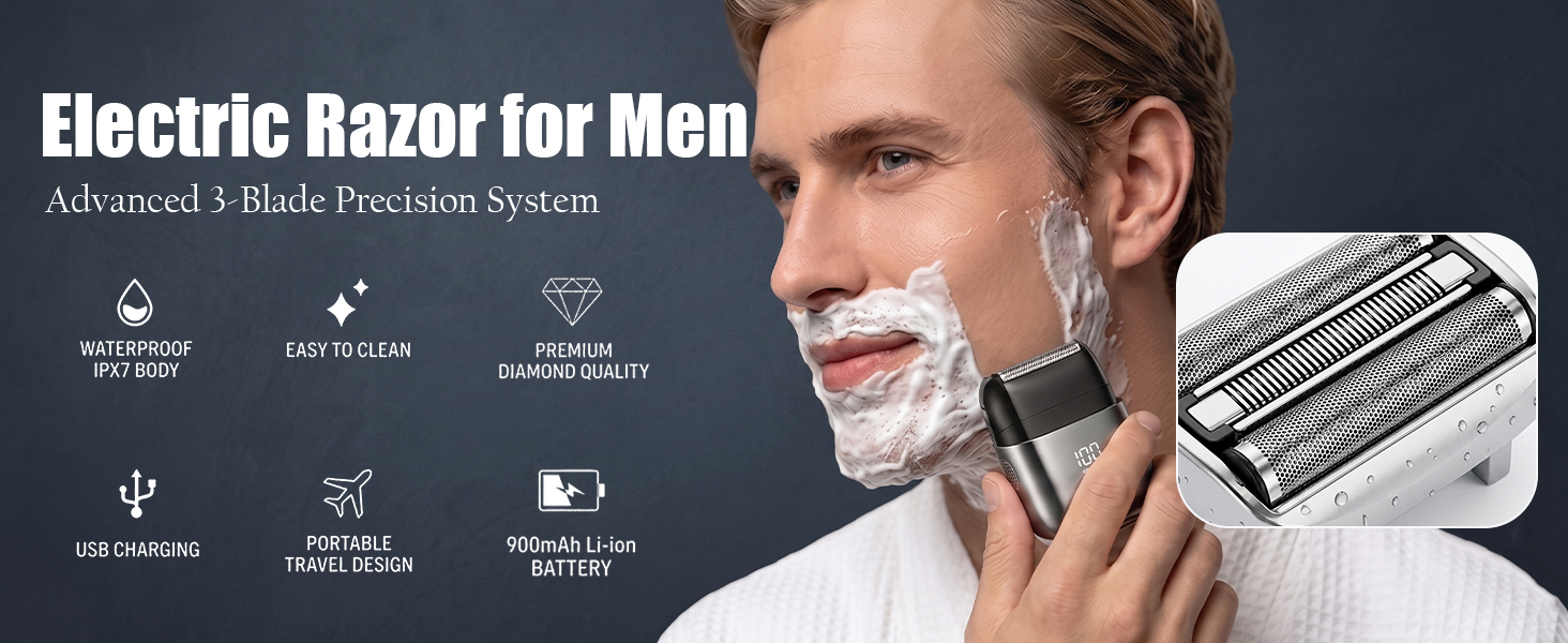 Electric Foil Shaver for Men