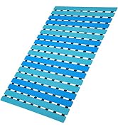 Shower Mat Non Slip, 16 x 25 inch Bathtub Mats Anti Slip Bath Mat for Tub, Quick Drain Tub Mat wi...