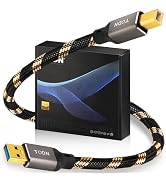TODN Audiophile USB A to USB B 4-Core OCC HiFi Shielded Audio Cable 3ft