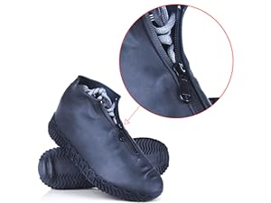 Waterproof Shoe Covers with Zipper