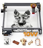 Laser Engraver Machine, P1 S Pro 10W(10000mW) Cutting Machine 380x370mm Large Area, WiFi Control,...