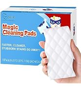 Squish Sponge Cleaning Pads, 18 Pack for Walls, Oven, Kitchen - With Melamine Foam, Universal Cle...