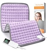 Heating Pad for Back Pain Relief, Heating Pads for Period Cramps with 9 Heat Settings & 4 Timers ...