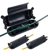 HONDERSON 3PK Outdoor Extension Cord Cover Outside Waterproof, Extension Cord Protector Connector...