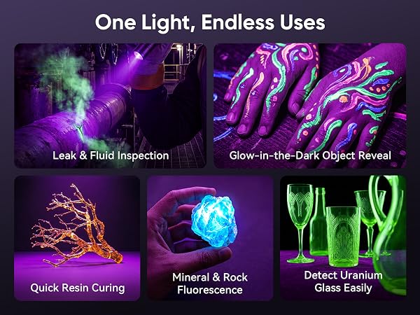 rechargeable uv flashlight