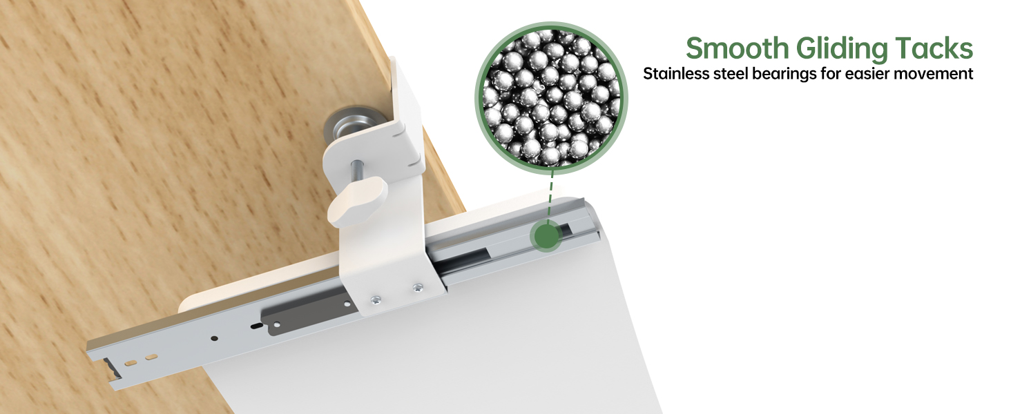 under desk sliding keyboard tray