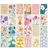 Nihuecne 24 Pack Floral Blank Greeting Cards with Envelopes, 24 Unique | 4x6 inches, Blank Inside...