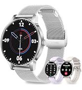 Smart Watches for Women, 1.27" HD Smart Watch for Android Phones & iPhones, Smartwatch Answer/Mak...