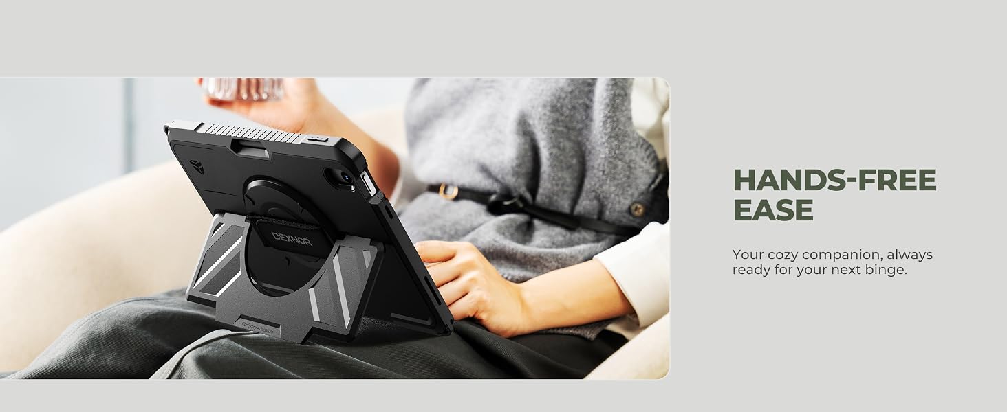 Dexnor for iPad (A16) 11th/10th Generation Case with Kickstand