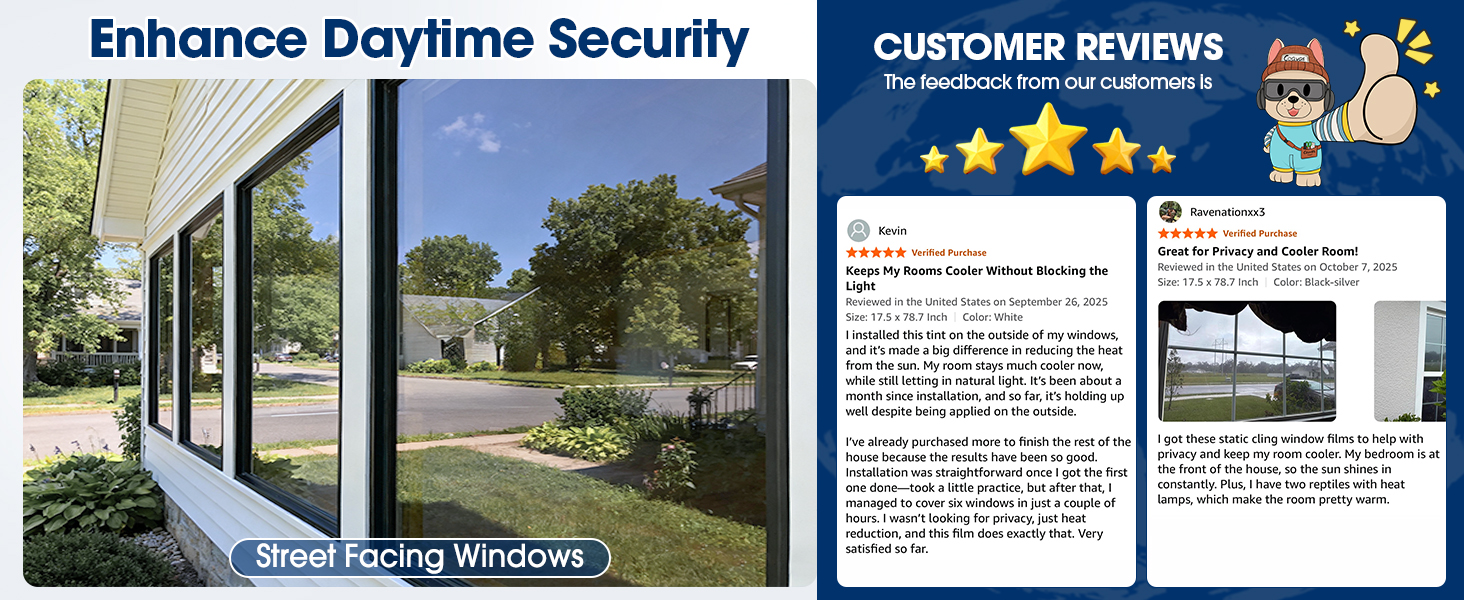 daytime privacy window film