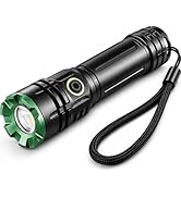 Queena Rechargeable LED Flashlight, 3000LM Super Bright Flash Light with 5 Modes, IPX6 Waterproof...