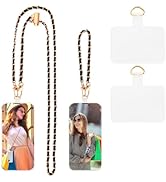 HOTEMIA Phone Lanyard with Wrist Strap Universal Phone Crossbody Chain Adjustable Cell Phone Stra...