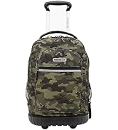 Travelers Club 20" Rolling Backpack with Laptop Compartment, Camo