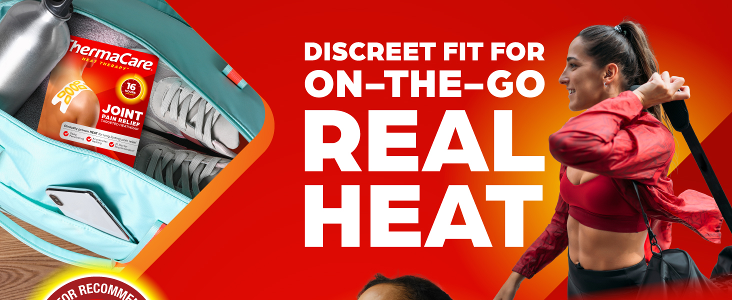discreet fit for on the go real heat