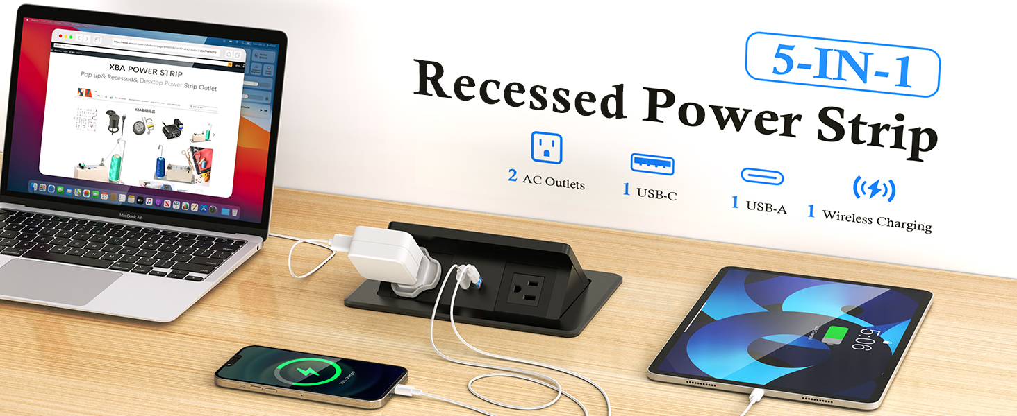 Ressed power strip