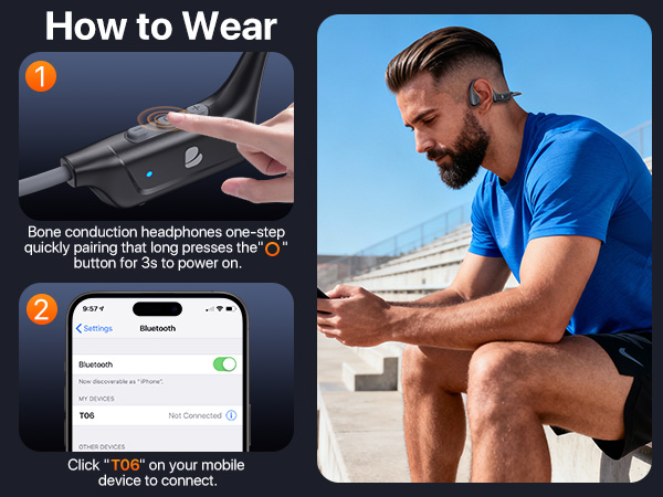 open-ear headphones open ear wireless headphones
