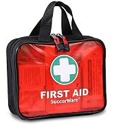 200 Pieces First Aid Kit with Hospital Grade Medical Supplies - Includes Emergency Blanket, Banda...