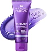 HIMALAYA PINKSALT Purple Whitening Toothpaste - Teeth Whitening, Deep Stain Remover with Fluoride...