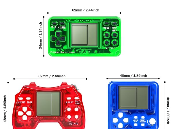 Arcade Video Game Keychain