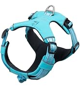 EXCELLENT ELITE SPANKER No Pull Nylon Dog Harness Adjustable Reflective Vest EVA Padded Nameplate...