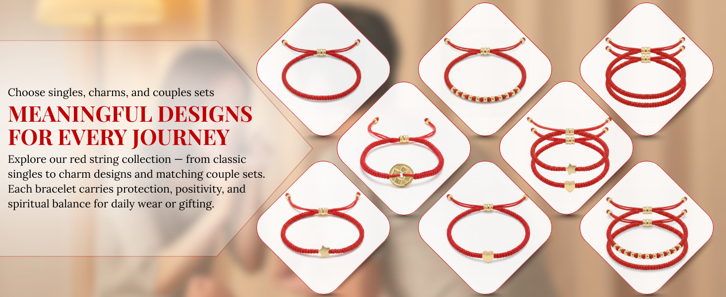 red bracelet for men