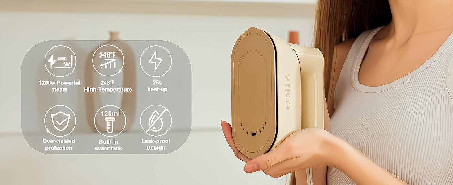 main features of clothes steamer