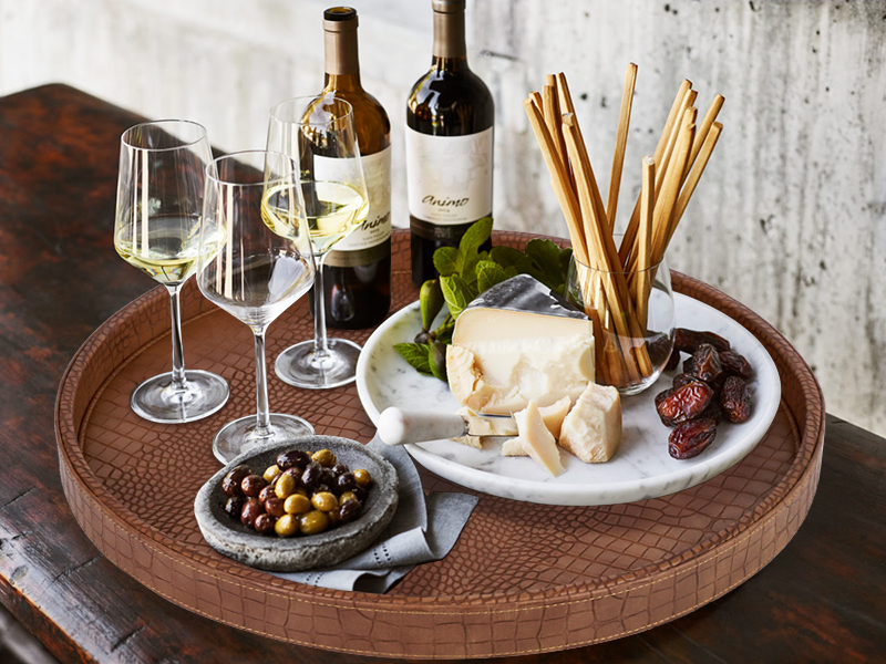 wine tray food tray coffee tray