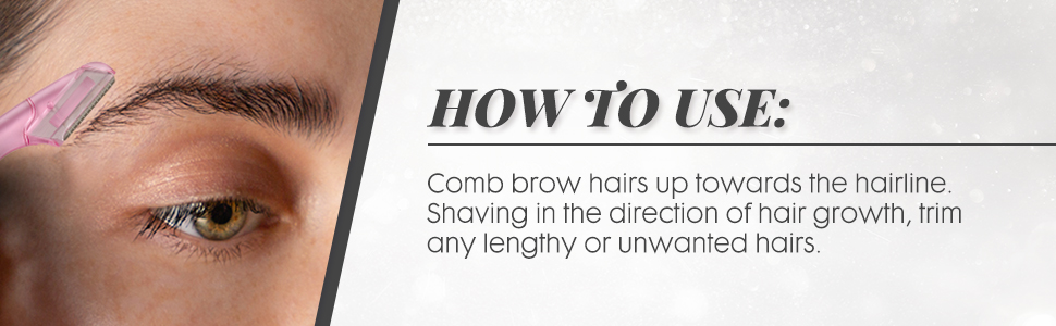 Ardell Pro Brow Trim & Shape, Eyebrows Trimmer, and Shaper, 6 counts in 1 pack