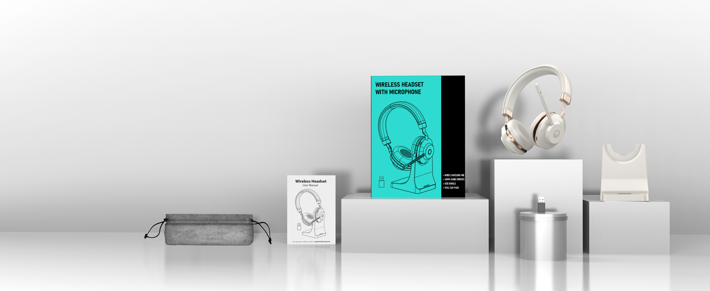 call center headset with microphone noise cancelling