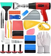 NEWISHTOOL Vinyl Wrap Tool Kit with Heat Gun for Vinyl, Vinyl Wrap Kit Car Wrap Tools Felt Squeeg...
