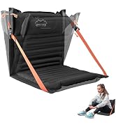 ONTYZZ Stadium Seats with Back Support Inflatable Portable Folding Comfort Seat Waterproof Cushio...
