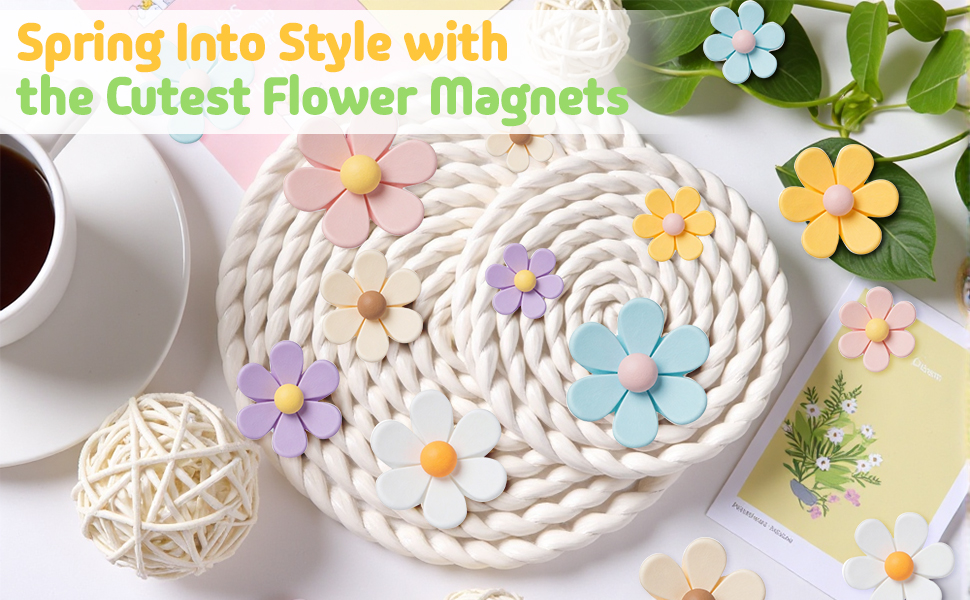Spring Into Style with the Cutest Flower Magnets