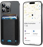 HiWe for MagSafe Wallet with Find My, Strongest Magnetic Wallet for iPhone 16/15/14/13/12 Series,...