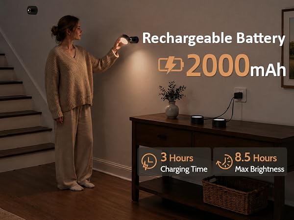rechargeable wall lights