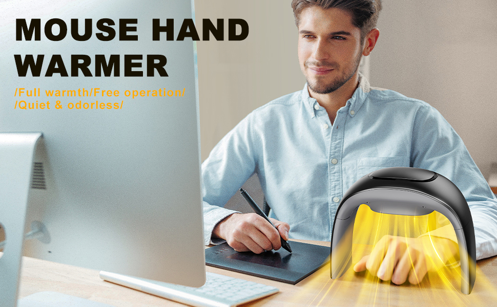 Mouse pad hand warmer