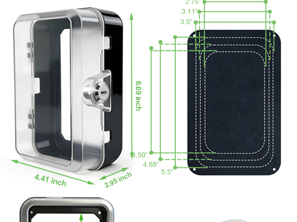 Child Proof Outlet Lock Box