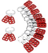TOKCKYBL Lock Out Tag Out Hasp, Steel Tamper-Proof Loto Hasp with Extended Jaw, Safety Lockout Ki...