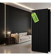 GrdnCare 2 Pcs Acoustic Wood Panels for Wall & Ceiling - 47" x 23.6" Sound Absorbing 3D Fluted Wo...