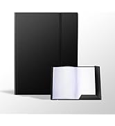 FRETONBA 30 Pocket Presentation Binder with Plastic Sleeves, Displays 60 Pages, 9x12 Art Portfoli...