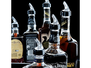 bottle pourers for alcohol