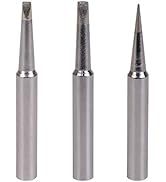 TECKE 3 PCS Replacement Tips for ST2 ST3 ST5 Soldering Iron Tip Set for Weller WLC100, SPG40, SP4...