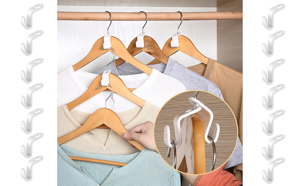 Clothes Hanger Connector Hooks