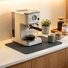 Dark Gray Coffee Mat