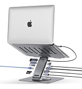 Laptop Docking Station Stand 11-IN-1 Triple Display HDMI DP 4K60Hz Gigabit Ethernet USB3.1 PD100W...