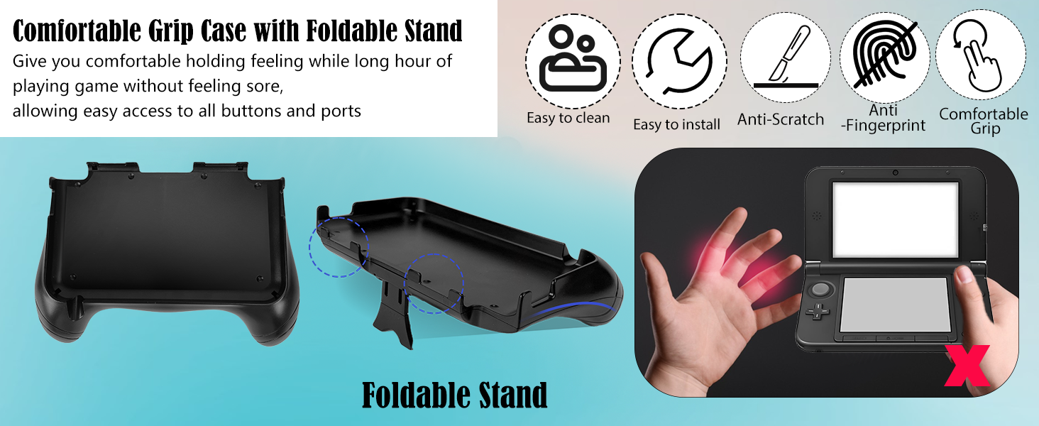 3ds xl/ll grip case