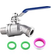 304 Stainless Steel 1/2 Inch NPT Male Hose Bib,Heavy Duty Outdoor Faucet, 3/4